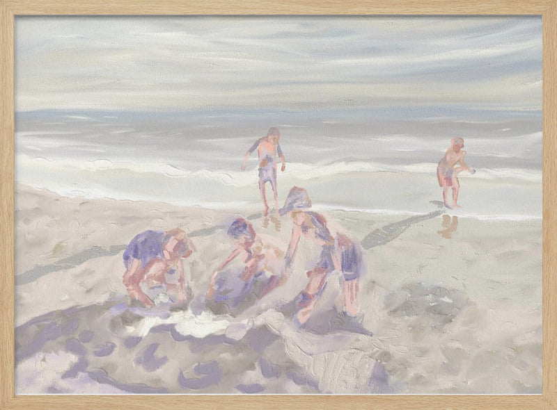 Cuzzies at the Beach, Hermanus, South Africa - Stretched Canvas, Poster or Fine Art Print I Heart Wall Art