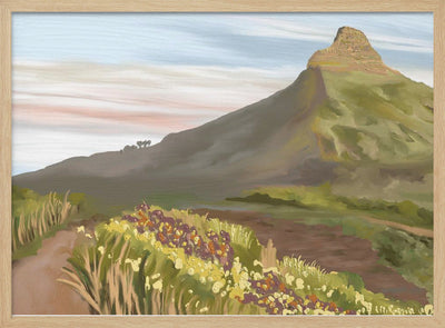 Lions head, Cape Town, South Africa - Stretched Canvas, Poster or Fine Art Print I Heart Wall Art