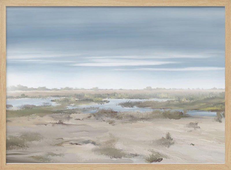 The Misty Rising, Caprivi, Botswana - Stretched Canvas, Poster or Fine Art Print I Heart Wall Art