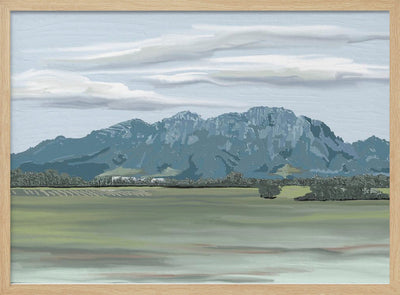 &#039;Veiled In Shadows, Rooted In Vines&#039;, Stellenbosch, South Africa - Stretched Canvas, Poster or Fine Art Print I Heart Wall Art