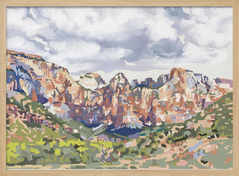 Gathered Peaks, Yosemite National Park - Stretched Canvas, Poster or Fine Art Print I Heart Wall Art