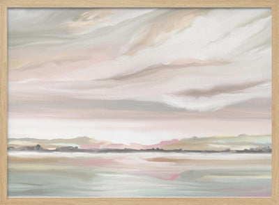 Misty Marshmallow - Stretched Canvas, Poster or Fine Art Print I Heart Wall Art