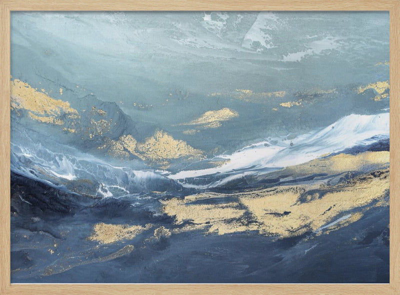 A Peaceful Seascape - Stretched Canvas, Poster or Fine Art Print I Heart Wall Art