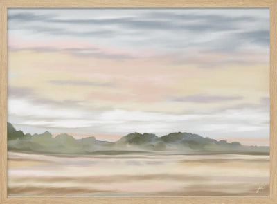 Gentle Dawnscape - Stretched Canvas, Poster or Fine Art Print I Heart Wall Art