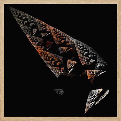 Broken Obelisk - Square Stretched Canvas, Poster or Fine Art Print I Heart Wall Art