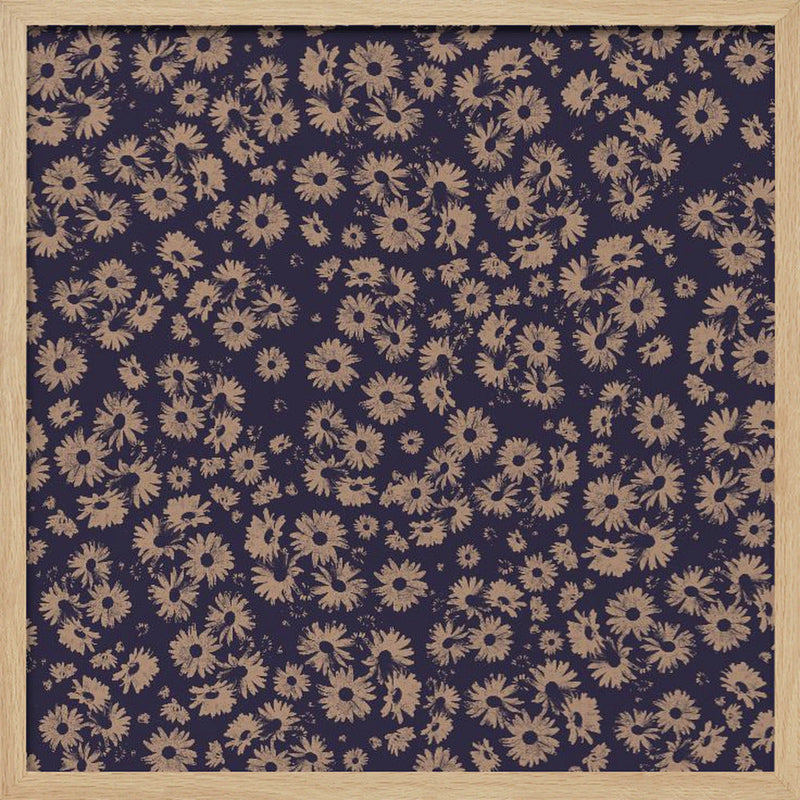 Flowers At Dawn Nº2 - Square Stretched Canvas, Poster or Fine Art Print I Heart Wall Art