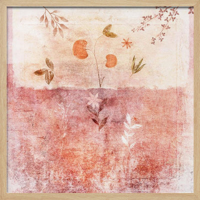 Pink - Square Stretched Canvas, Poster or Fine Art Print I Heart Wall Art