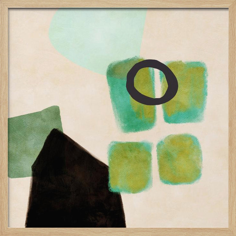 Organic Painted 11 10600px   14. Dezember 2020 11.15 Kopie - Square Stretched Canvas, Poster or Fine Art Print I Heart Wall Art