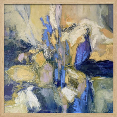 Irises - Square Stretched Canvas, Poster or Fine Art Print I Heart Wall Art