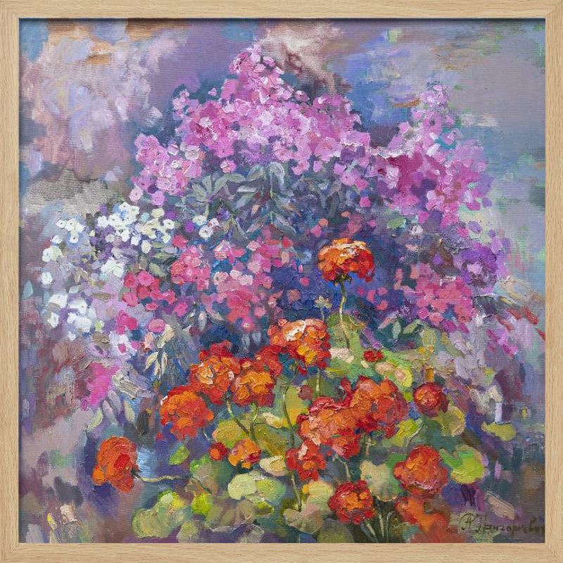 Aroma of August - Square Stretched Canvas, Poster or Fine Art Print I Heart Wall Art