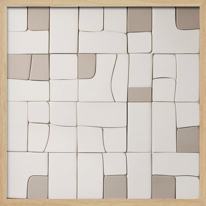 Pieces VI - Square Stretched Canvas, Poster or Fine Art Print I Heart Wall Art