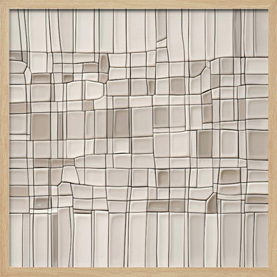 Tiles nº1 - Square Stretched Canvas, Poster or Fine Art Print I Heart Wall Art