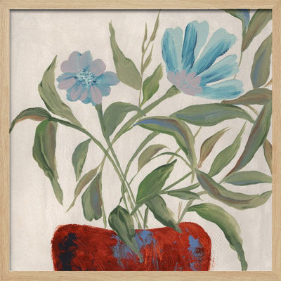 Amour ll - Square Stretched Canvas, Poster or Fine Art Print I Heart Wall Art