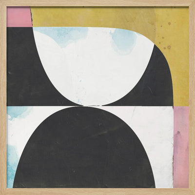 Touching - Square Stretched Canvas, Poster or Fine Art Print I Heart Wall Art