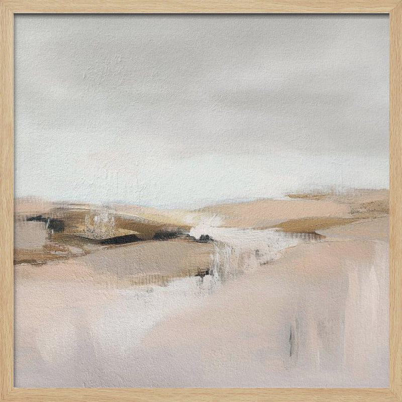 Farm View - Square Stretched Canvas, Poster or Fine Art Print I Heart Wall Art