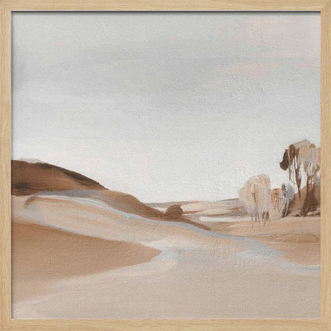 Soft, neutral art print