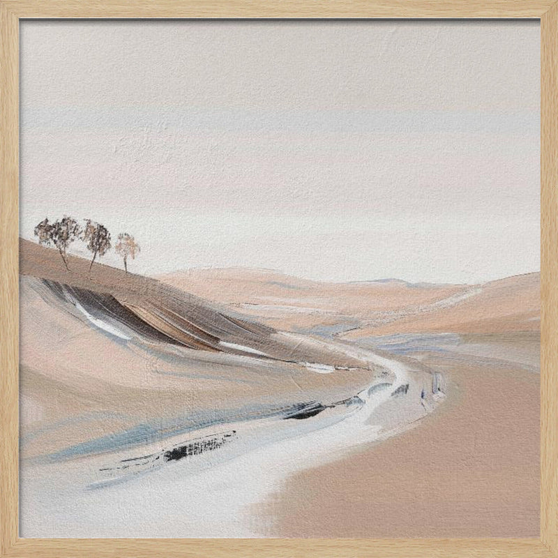 Farm View IV - Square Stretched Canvas, Poster or Fine Art Print I Heart Wall Art