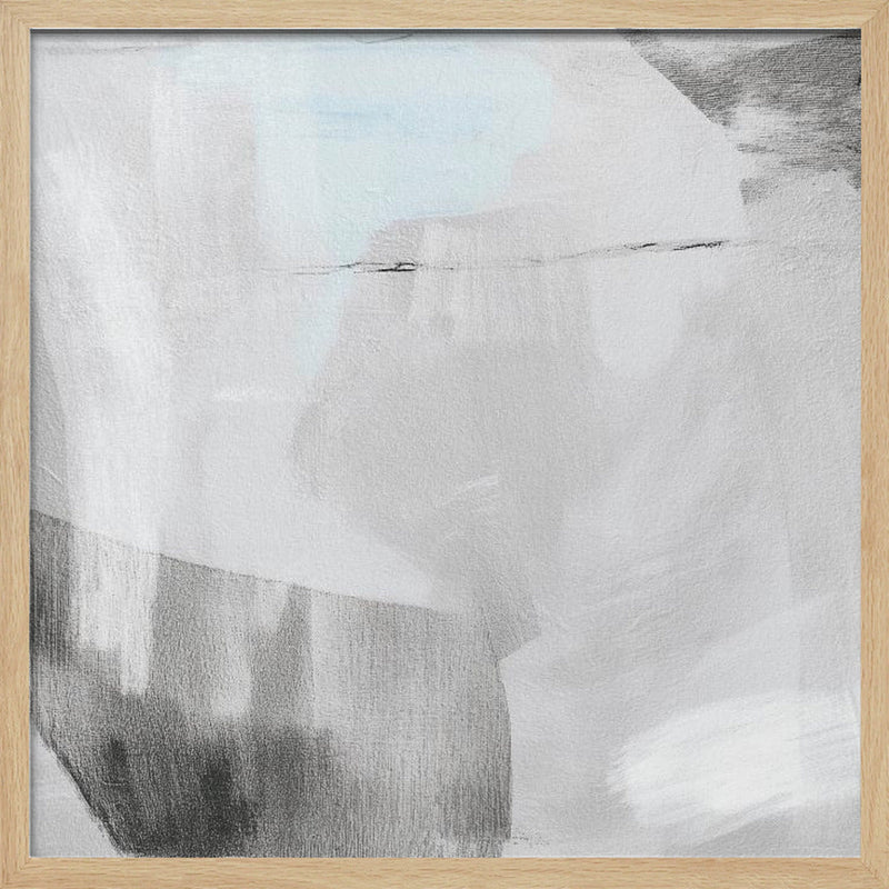 Layers IV - Square Stretched Canvas, Poster or Fine Art Print I Heart Wall Art