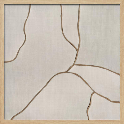 Trace I - Square Stretched Canvas, Poster or Fine Art Print I Heart Wall Art