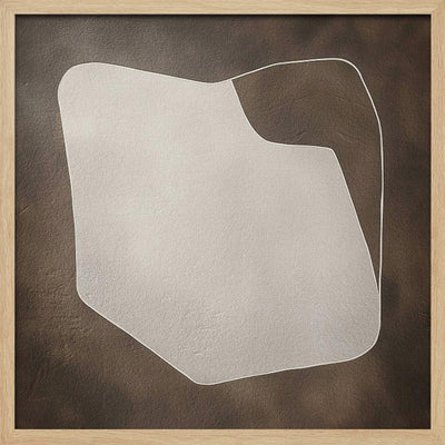 Line and shape I - Square Stretched Canvas, Poster or Fine Art Print I Heart Wall Art