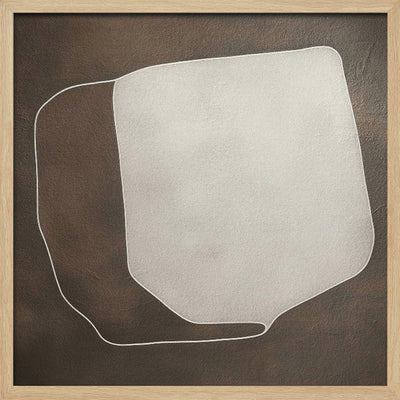 Line and shape II - Square Stretched Canvas, Poster or Fine Art Print I Heart Wall Art