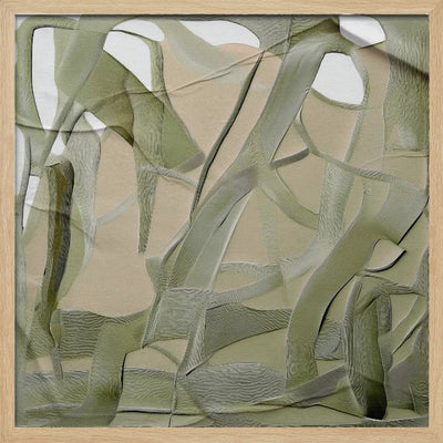 Whispering Leaves - Square Stretched Canvas, Poster or Fine Art Print I Heart Wall Art