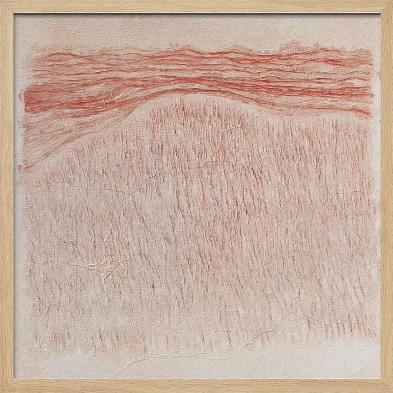 Whispering Textures - Square Stretched Canvas, Poster or Fine Art Print I Heart Wall Art