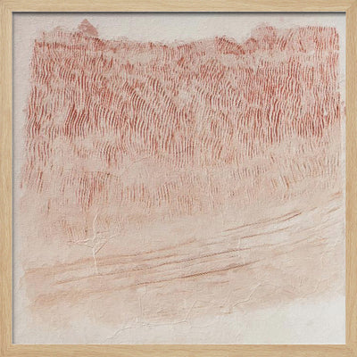 Textured Whispers - Square Stretched Canvas, Poster or Fine Art Print I Heart Wall Art