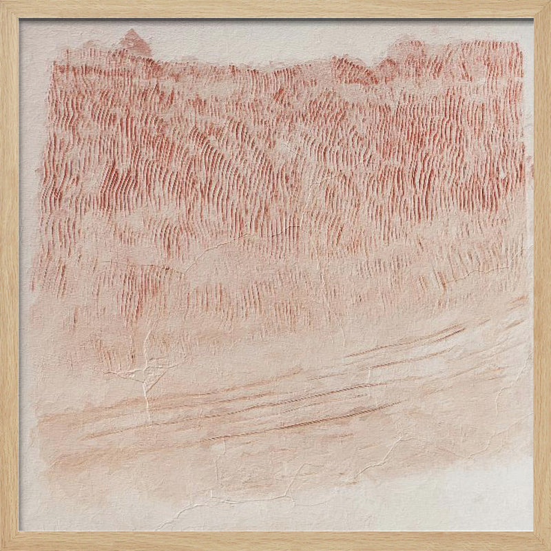 Textured Whispers - Square Stretched Canvas, Poster or Fine Art Print I Heart Wall Art