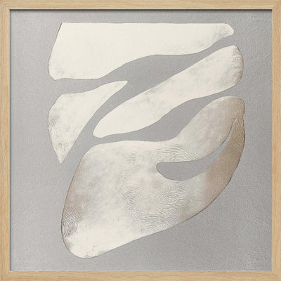 Fluid Forms Emerge - Square Stretched Canvas, Poster or Fine Art Print I Heart Wall Art