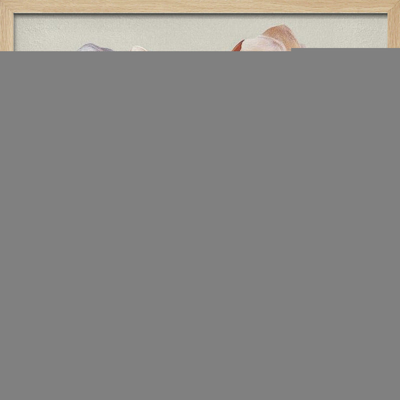 Flow Flower I - Square Stretched Canvas, Poster or Fine Art Print I Heart Wall Art