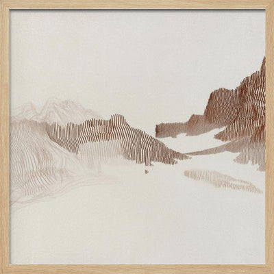 Peaceful nature II - Square Stretched Canvas, Poster or Fine Art Print I Heart Wall Art