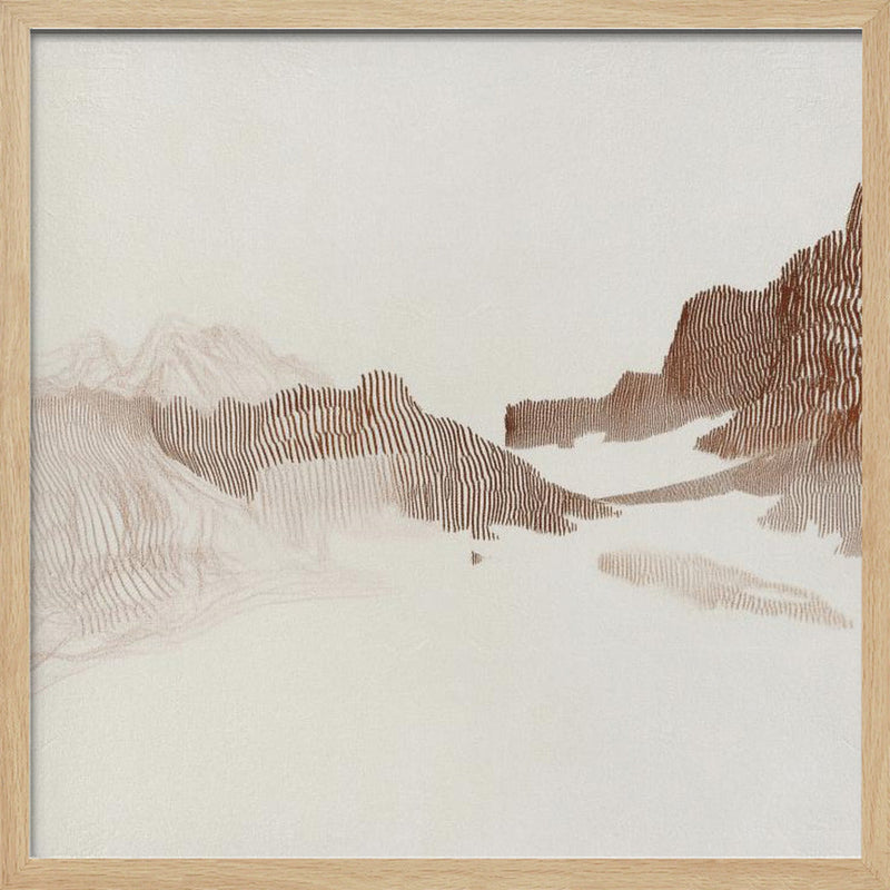 Peaceful nature II - Square Stretched Canvas, Poster or Fine Art Print I Heart Wall Art