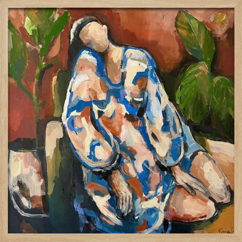 Alice - Square Stretched Canvas, Poster or Fine Art Print