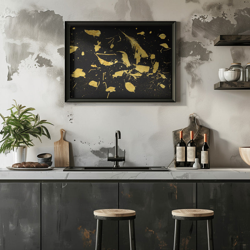 Gold Dust - Stretched Canvas, Poster or Fine Art Print I Heart Wall Art