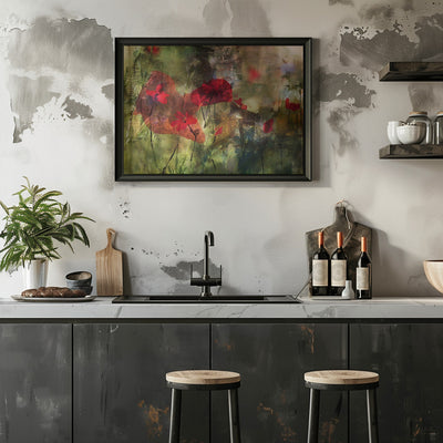 Poppies - Stretched Canvas, Poster or Fine Art Print I Heart Wall Art