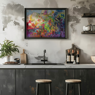 Botanic Radiance - Stretched Canvas, Poster or Fine Art Print I Heart Wall Art