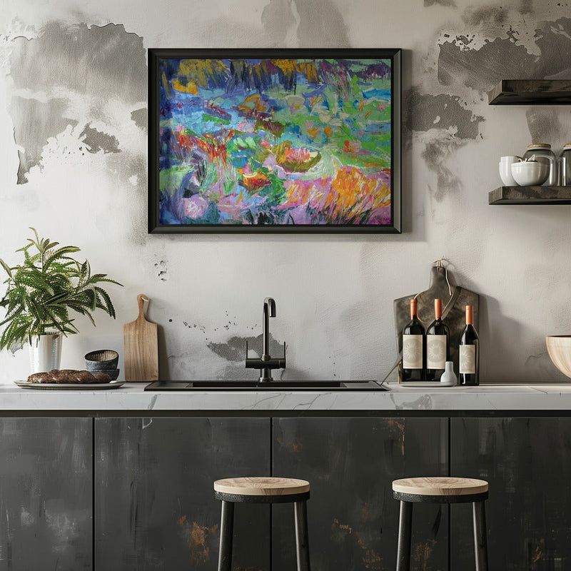 Vibrant Dreamscape - Stretched Canvas, Poster or Fine Art Print I Heart Wall Art