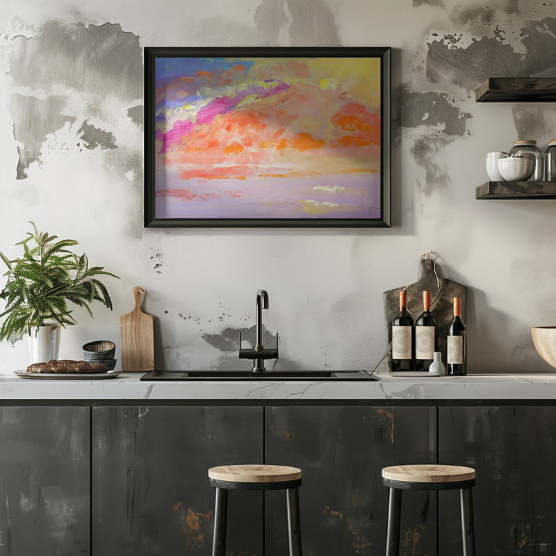 Df636 Effervescentshimmering - Stretched Canvas, Poster or Fine Art Print I Heart Wall Art