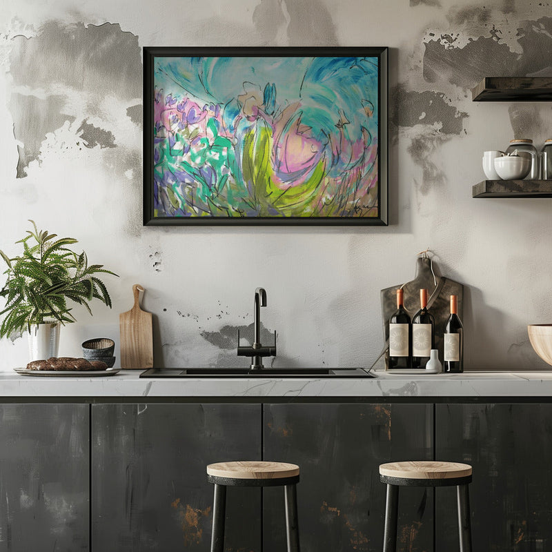 Heart Dance - Stretched Canvas, Poster or Fine Art Print I Heart Wall Art