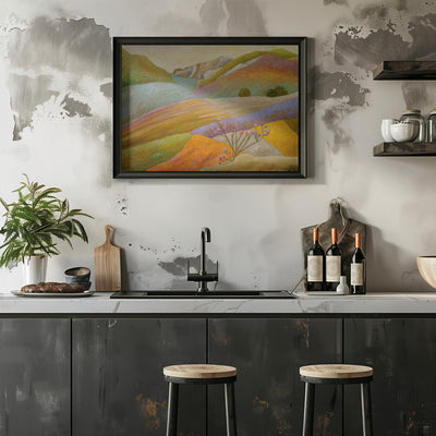 Rambling Through the Blooming Valley - Stretched Canvas, Poster or Fine Art Print I Heart Wall Art