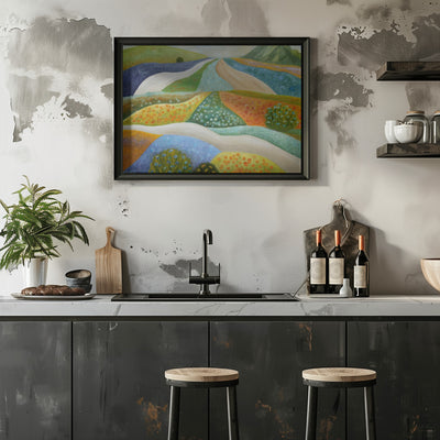 Springtime Bustle - Stretched Canvas, Poster or Fine Art Print I Heart Wall Art