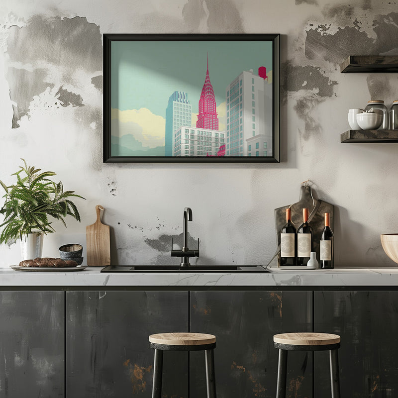 New York Park Avenue - Stretched Canvas, Poster or Fine Art Print I Heart Wall Art