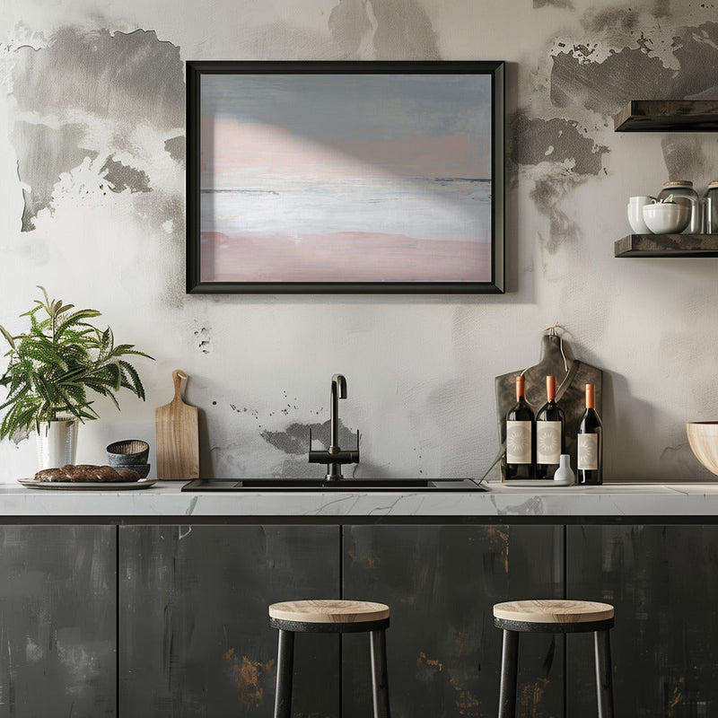 Pastel Horizons - Stretched Canvas, Poster or Fine Art Print I Heart Wall Art