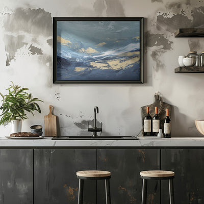 A Peaceful Seascape - Stretched Canvas, Poster or Fine Art Print I Heart Wall Art