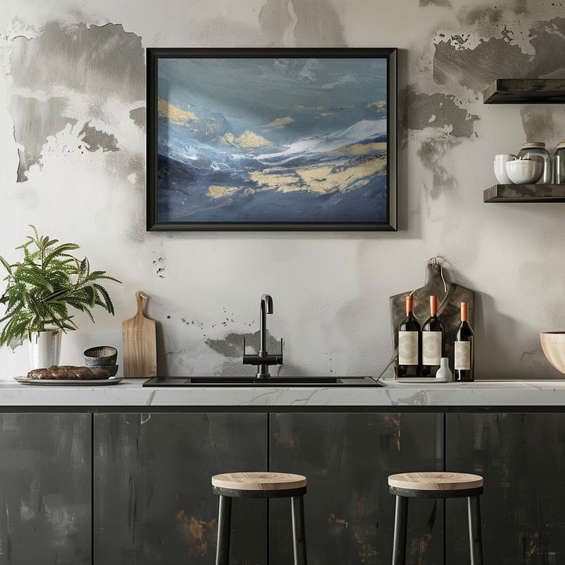 A Peaceful Seascape - Stretched Canvas, Poster or Fine Art Print I Heart Wall Art