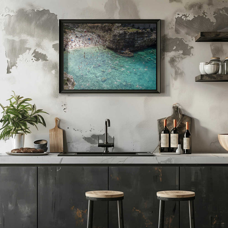 Another day at the Beach in Italy - Stretched Canvas, Poster or Fine Art Print