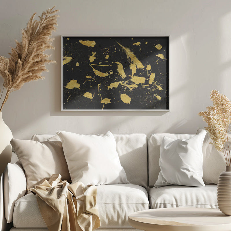 Gold Dust - Stretched Canvas, Poster or Fine Art Print I Heart Wall Art