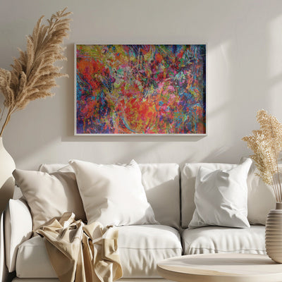 Ethereal Blossom Glow - Stretched Canvas, Poster or Fine Art Print I Heart Wall Art