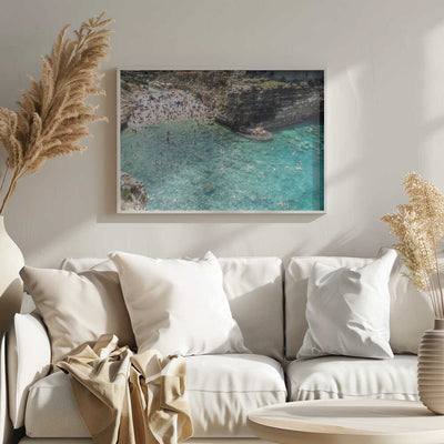 Another day at the Beach in Italy - Stretched Canvas, Poster or Fine Art Print